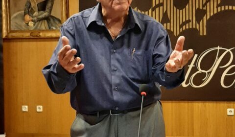 Remigi Pons en l’homenage de Lo Rat Penat a Anfós Ramon