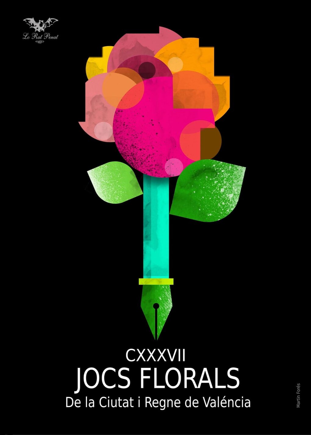 Cartell dels CXXXVII Jocs Florals de la Ciutat i Regne de Valéncia