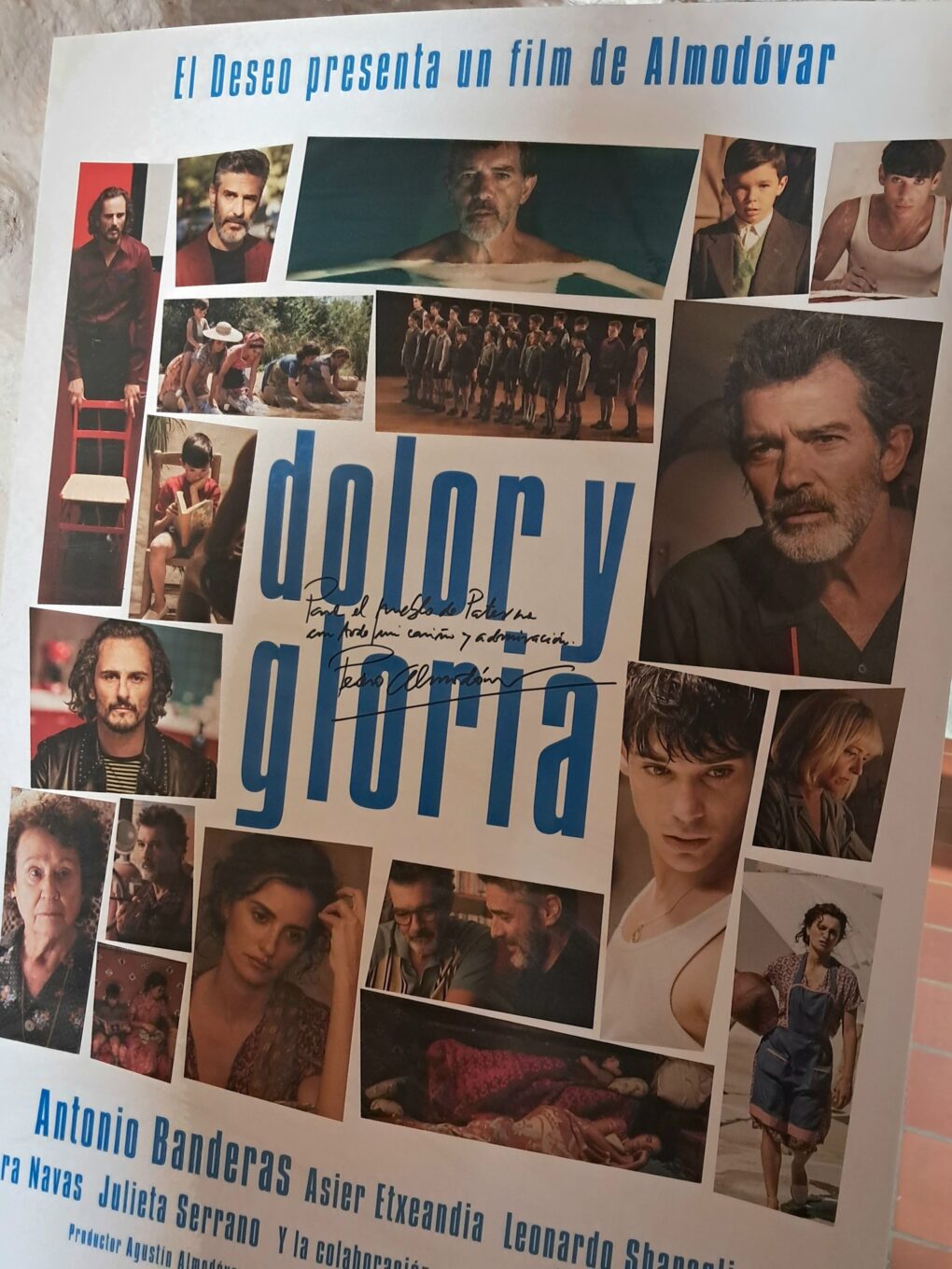 Cartell de la película "Dolor y gloria"