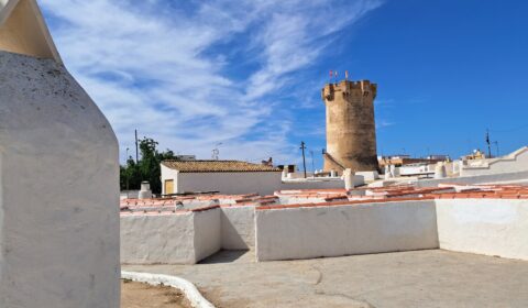 Torre de Paterna vista des de les coves