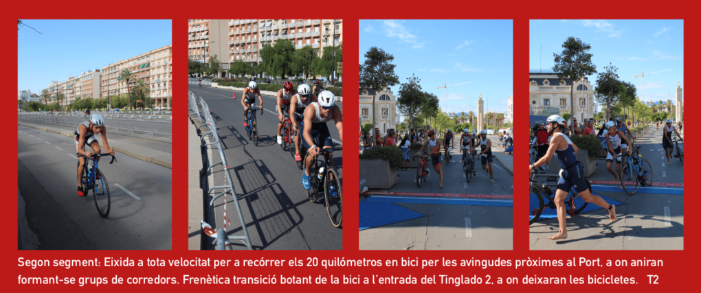 Triatló SPRINT en la Marina de Valéncia. Segon segment