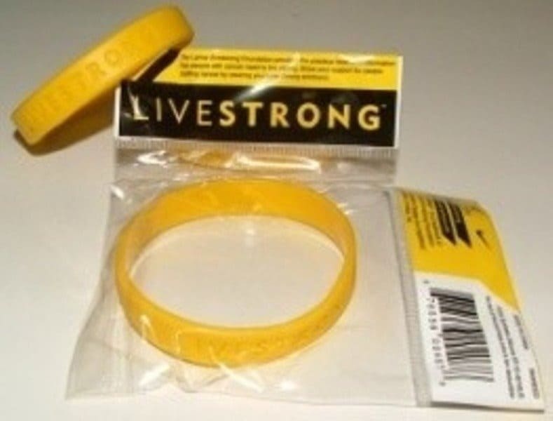 Polseres de la fundació Livestrong