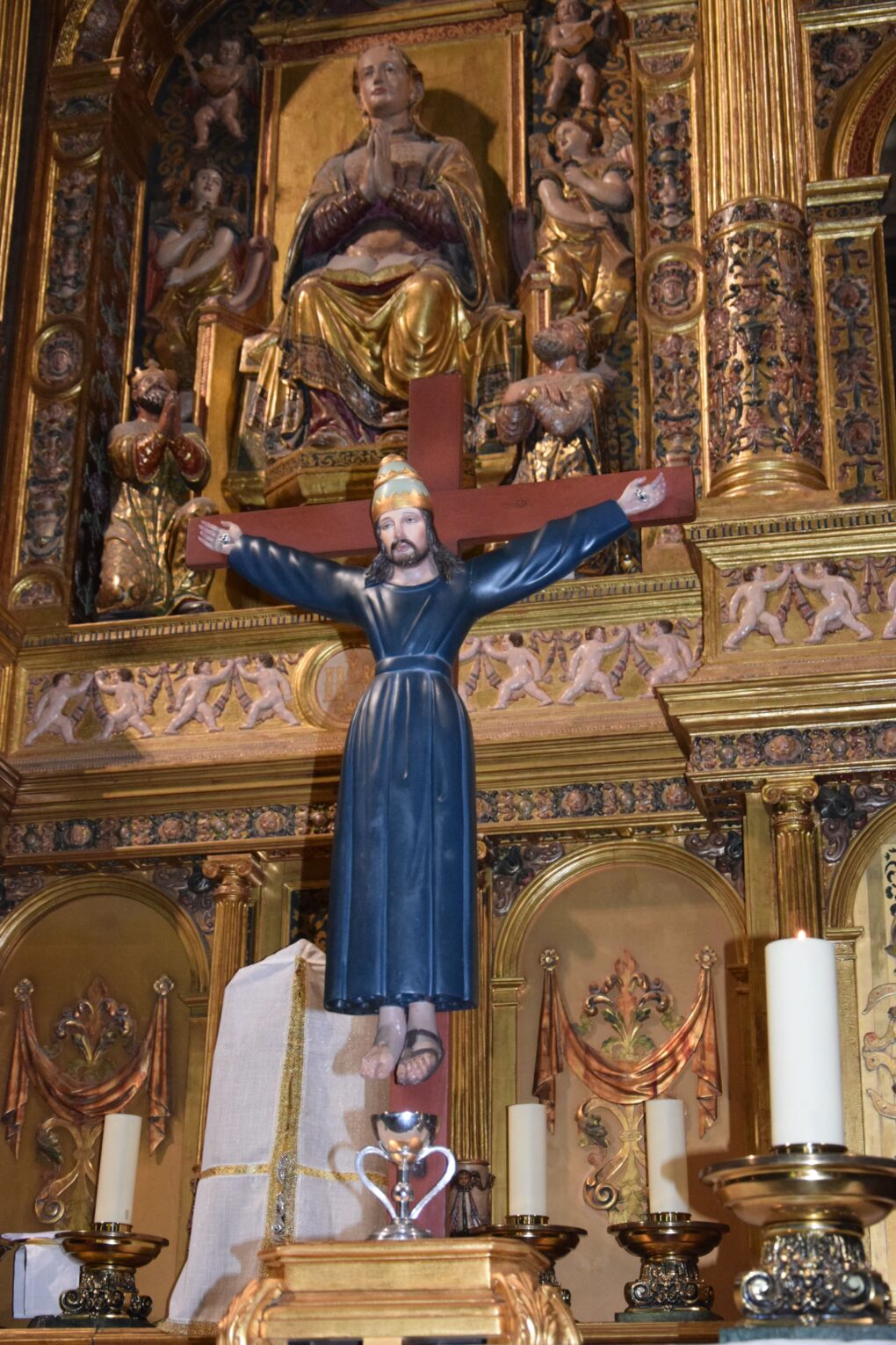 Interior de la capella de Sant Vicent en el convent de Sant Doeménec