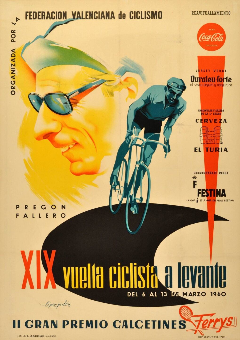 Cartell "XIX Vuelta Ciclista a Levante"