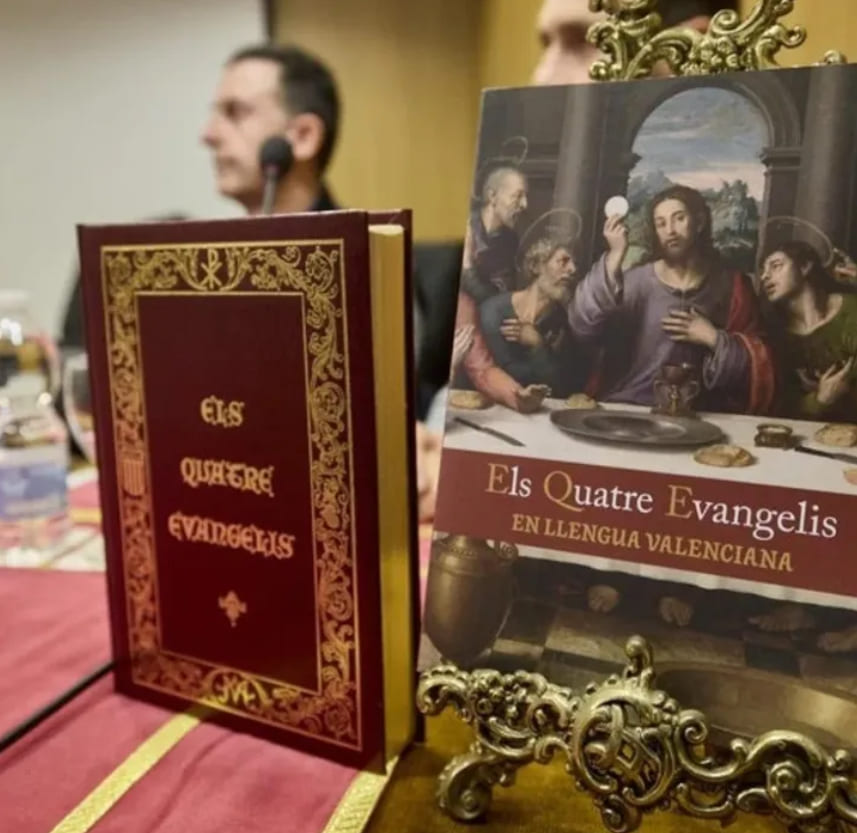 Presentació en societat de la nova edició de Els Quatre Evangelis traduïts a la llengua valenciana