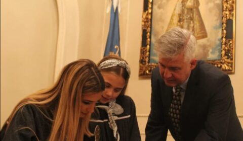 Visita de les falleres majors de Valéncia 2025