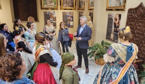 Visita de les comissions falleres de Meliana