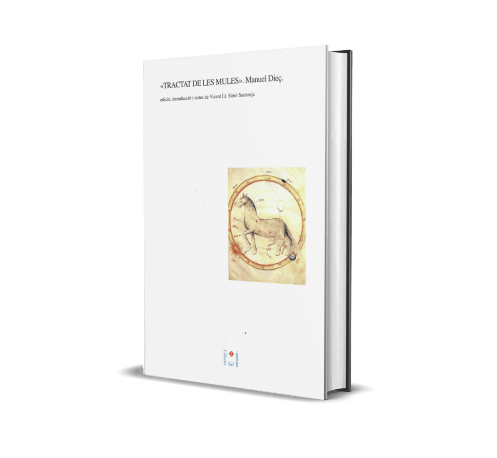 Portada del llibre "Tractat de les mules", de Manuel Dieç, Edició, introducció i notes de Vicent Ll. Simó Santonja