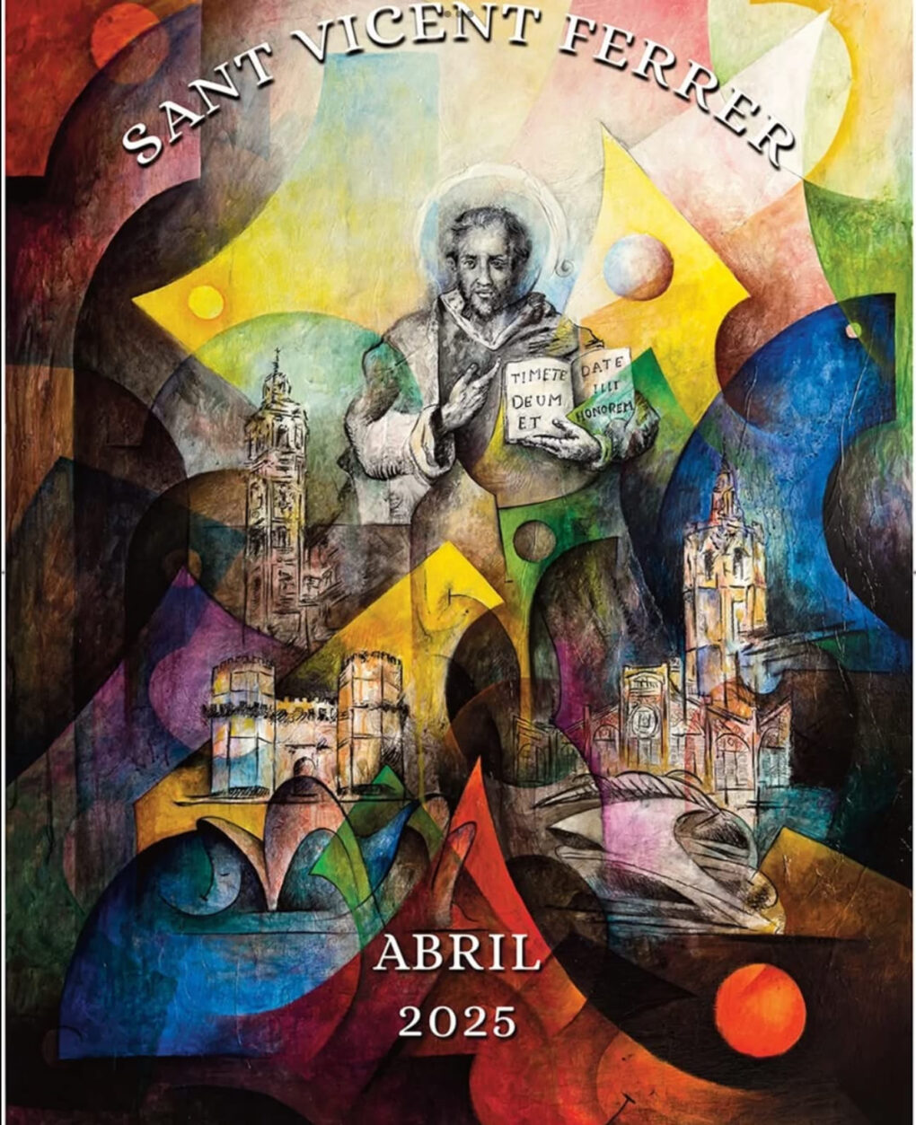 Cartell anunciador de les Festes de Sant Vicent Ferrer