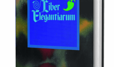 Coberta del “Liber Elegantiarum”, de Johannis Stephani (Joan Esteve)