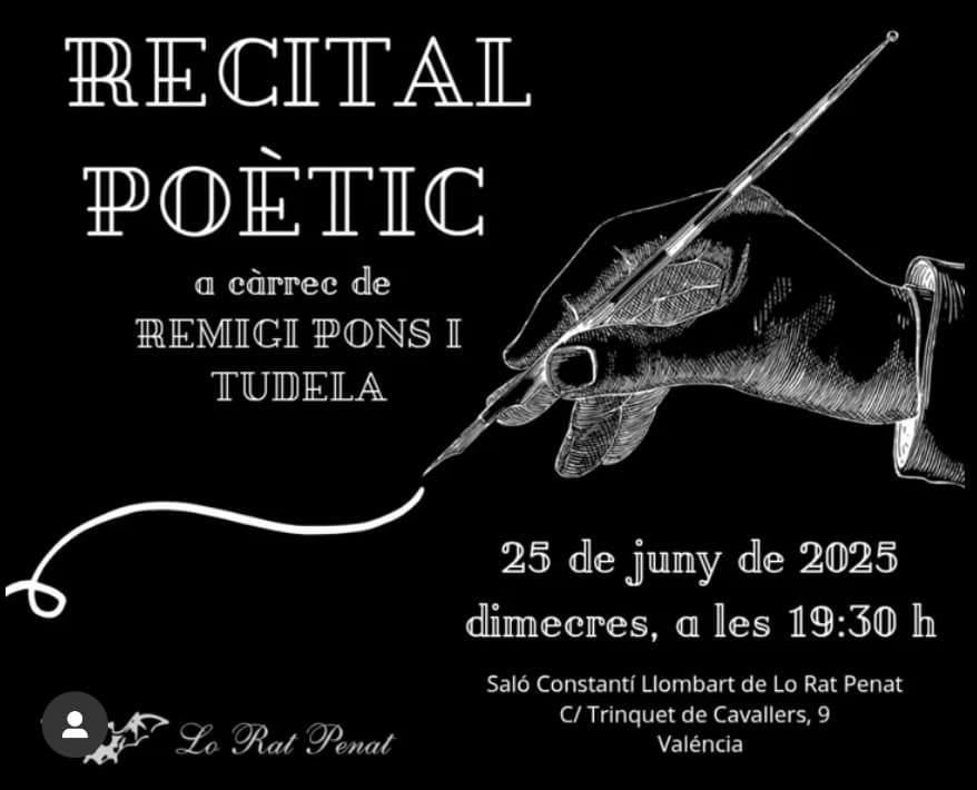 Recital Poètic de Remigi Pons i Tudela