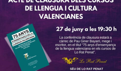 Clausura dels Cursos de Llengua i Cultura Valencianes