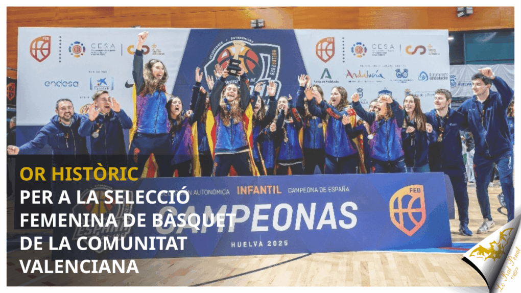 Or històric per a la Selecció Femenina de Bàsquet de la Comunitat Valenciana