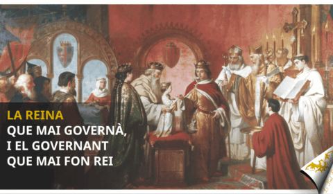La reina que mai governà i el governant que mai fon rei