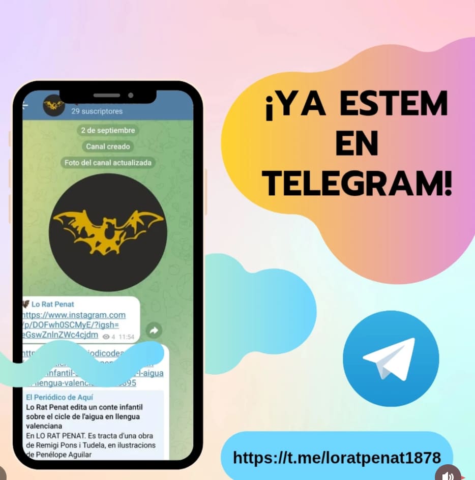 Unix-te a Lo Rat Penat en Telegram