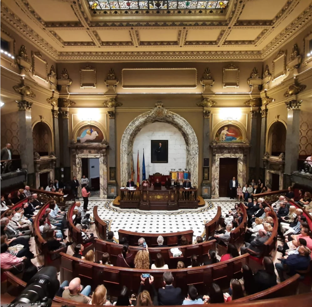 Entrega de premis del Concurs de les Creus de Maig en l’Hemicicle de l’ Ajuntament de Valéncia