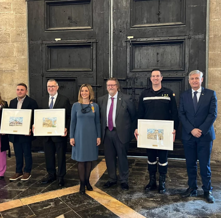 Guardonats per l’agrupació fallera Sèu-Xerea-Mercat