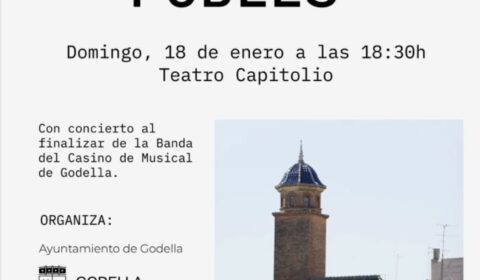 Cartell de l’Ajuntament de Godella anunciant la proyecció del documental