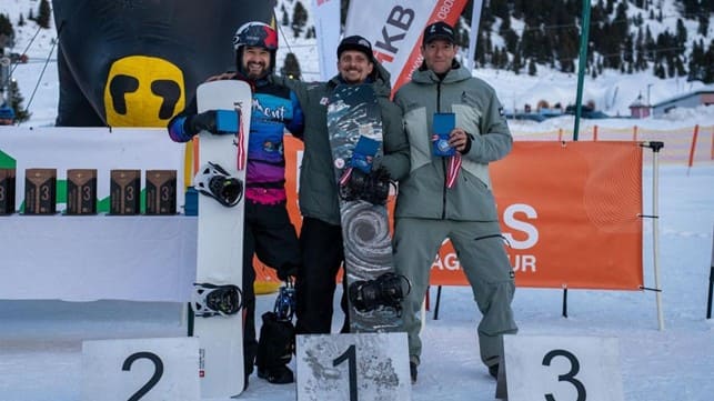 Daniel en el pòdium