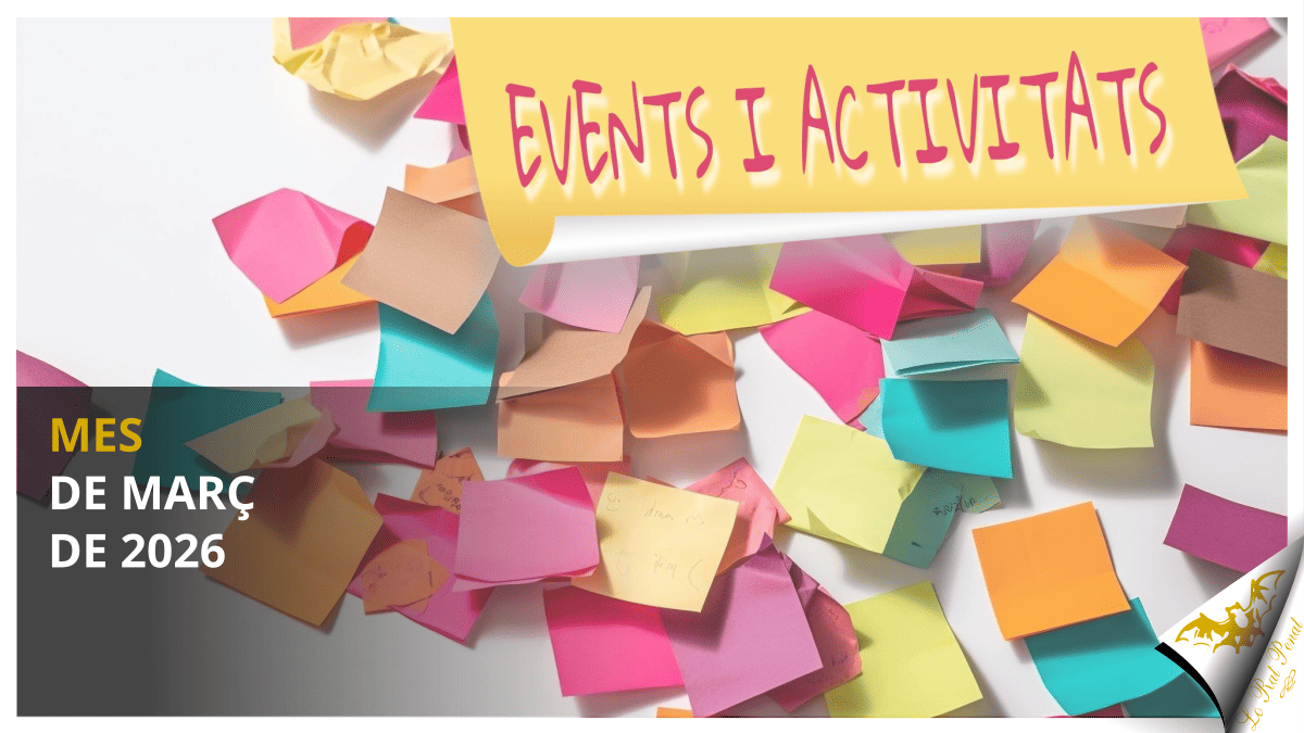 Events i activitats (març 2026)