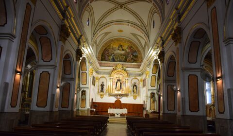 interior de la parròquia